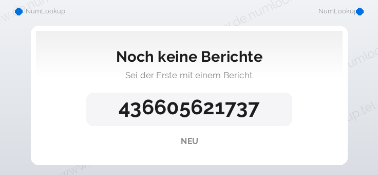 Nummerinformation för +436605621737