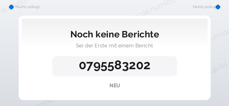 Nummerinformation för 0795583202