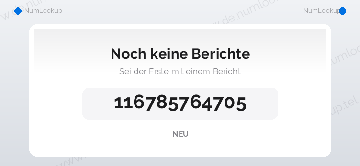 Nummerninformation für 116785764705
