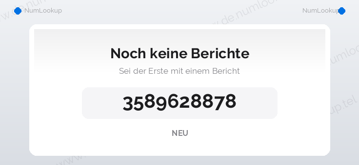 Nummerninformation für 3589628878