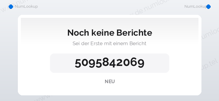Nummerninformation für 5095842069