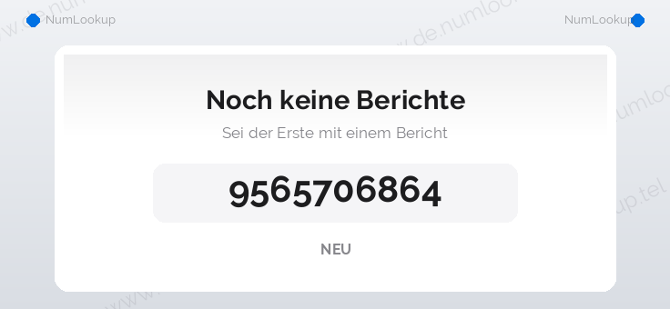 Nummerninformation für 9565706864